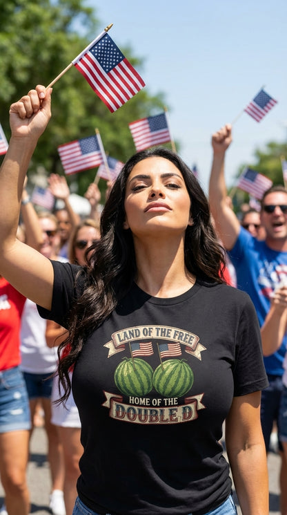 Land of the Free Home of the Doubled D Shirt