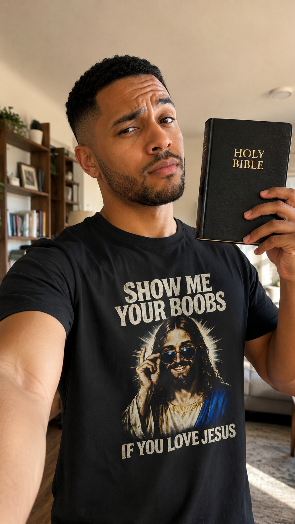 Show Me Your Boobs If You Love Jesus Shirt