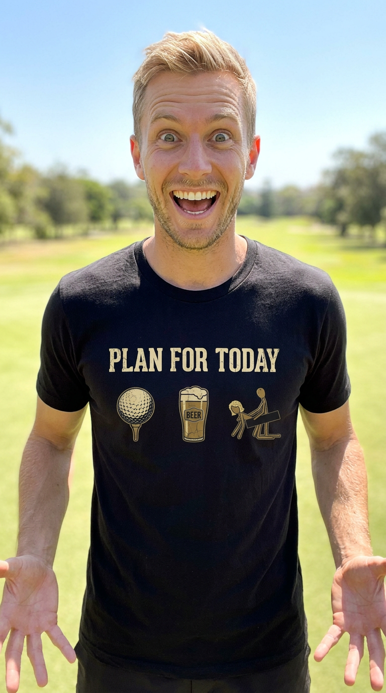 Plan For Today Golf Shirt