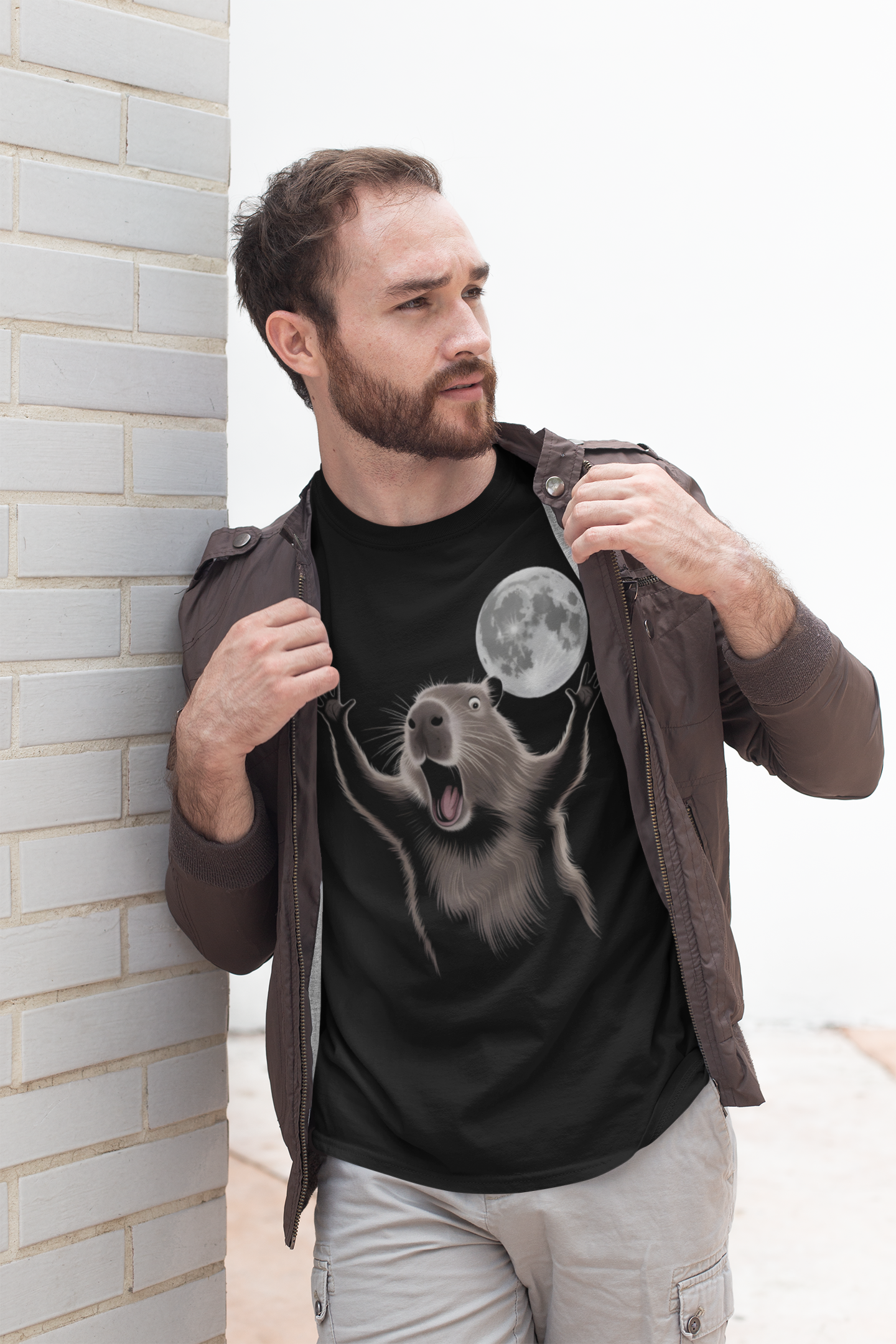 Capybara Moon Shirt