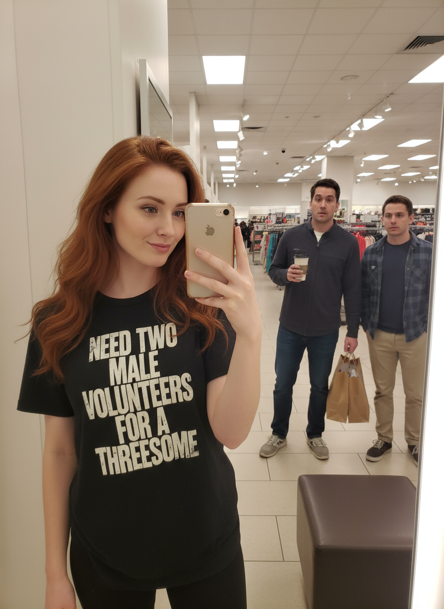 Need Two Males For A Threesome Shirt