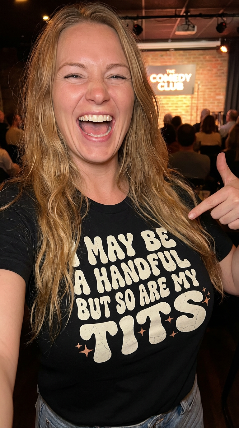 I May Be A Handful But So Are My Tits Shirt