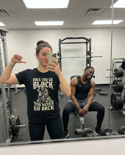 Once You Go Black Skeleton Shirt