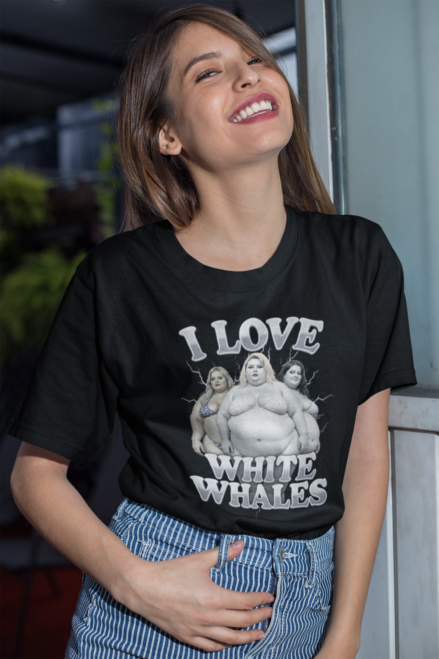I Love White Whales Shirt
