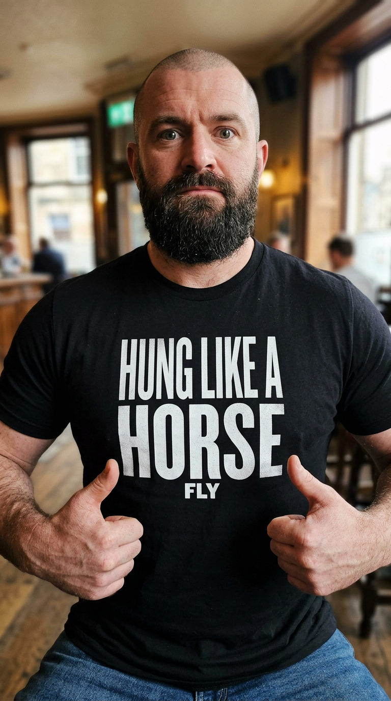 Hung Like A Horse Fly Shirt