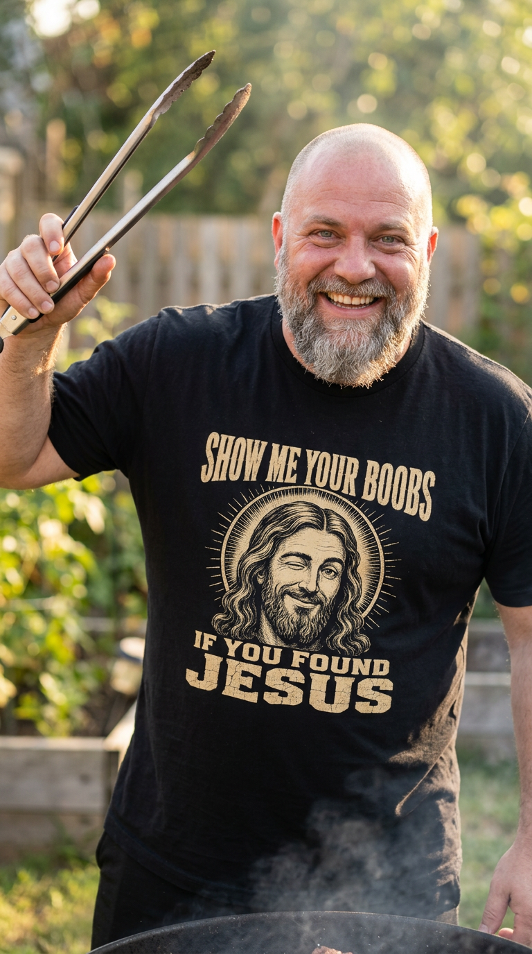 Show Me Your Boobs If You Found Jesus Shirt