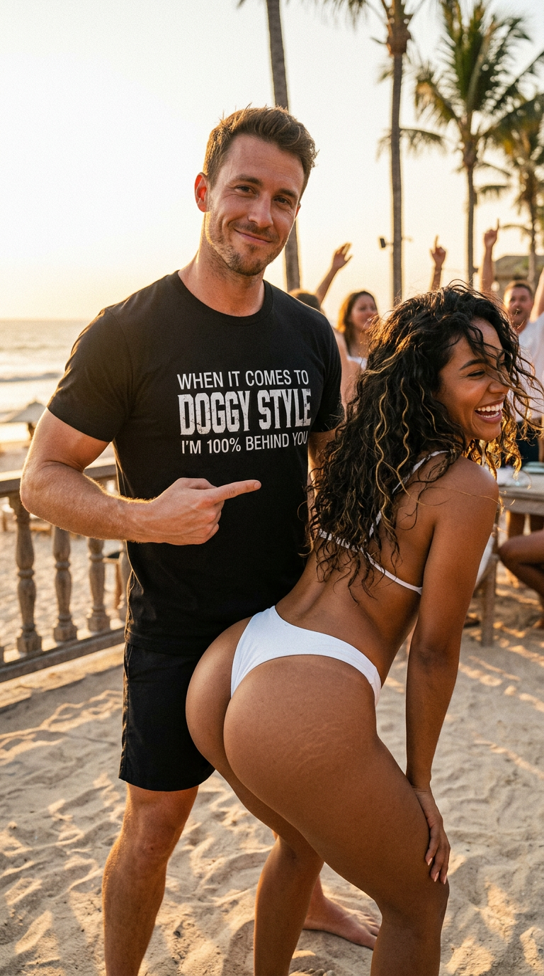 When It Comes To Doggy Style I'm 100% Behind You Shirt