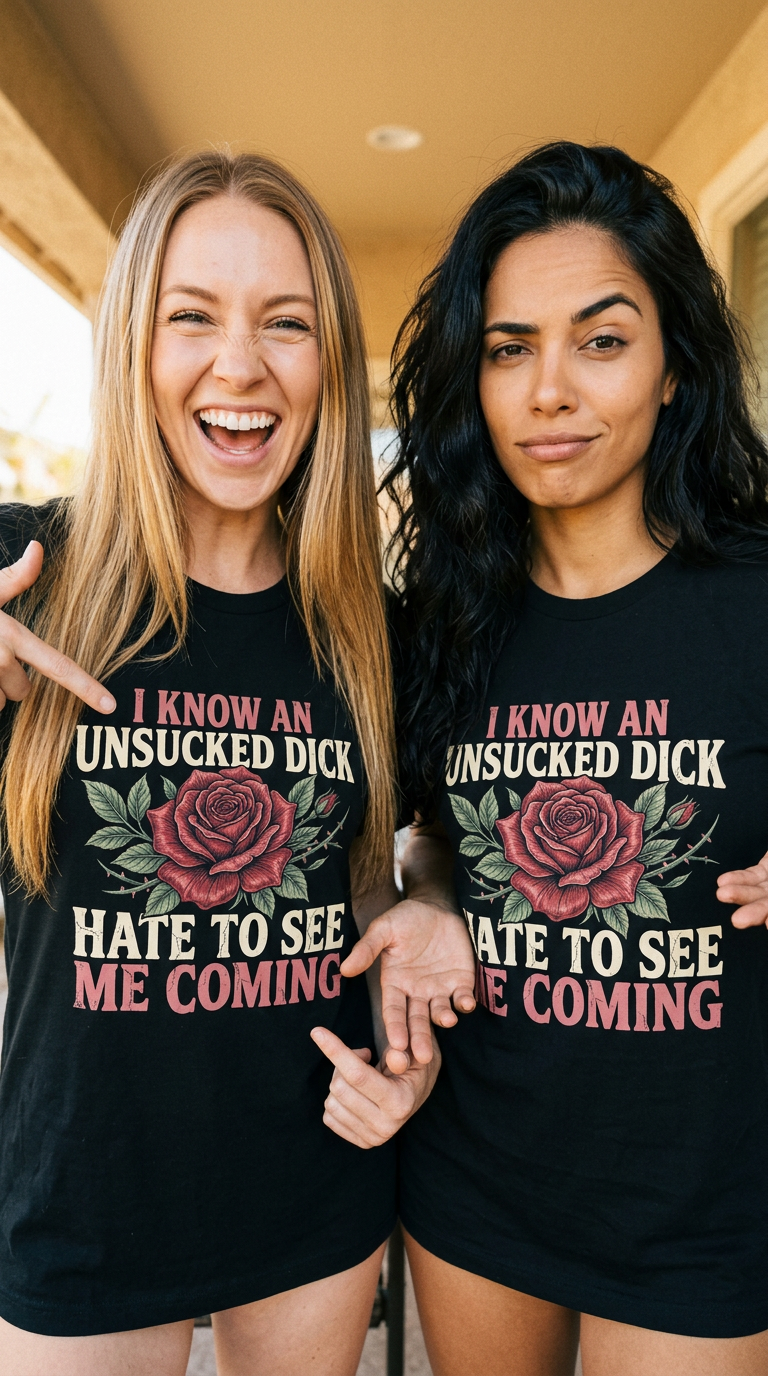 I Know An Unsucked Dick Hate To See Me Coming Shirt