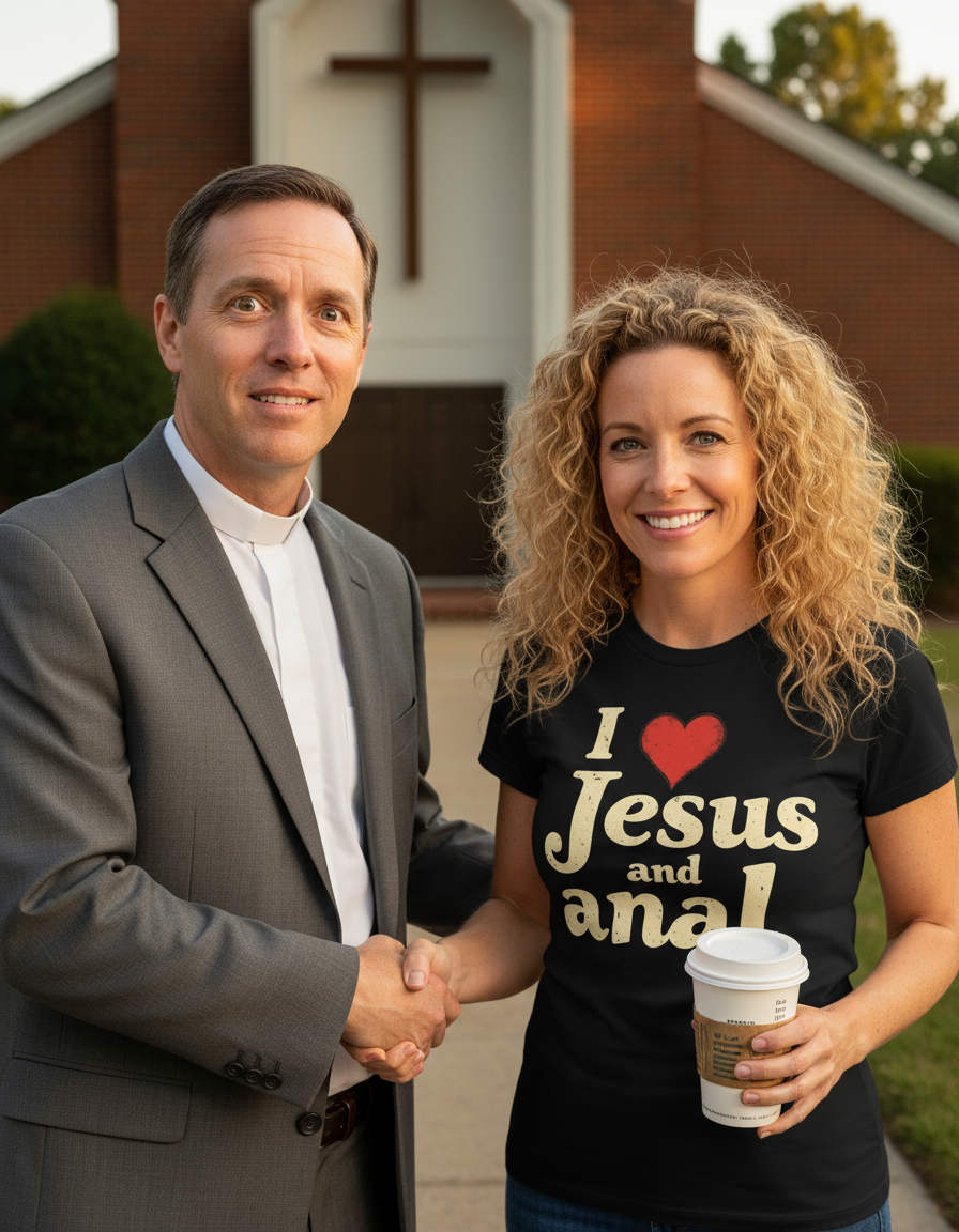 I Love Jesus and Anal Shirt