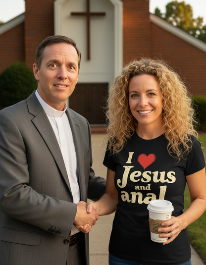 I Love Jesus and Anal Shirt