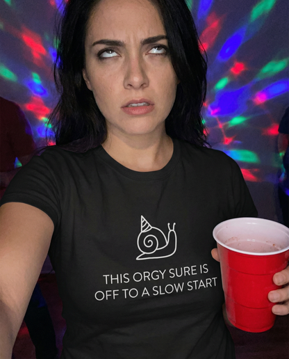This Orgy Sure Is Off To A Slow Start Shirt