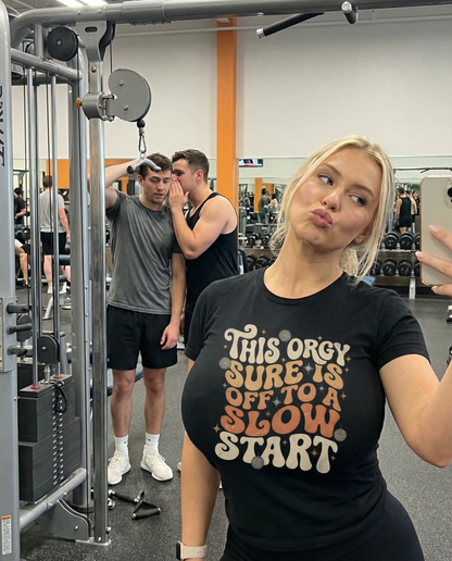 This Orgy Sure Is Off To A Slow Start Shirt